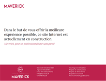 Tablet Screenshot of maverick.ch