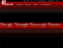 Tablet Screenshot of maverick.com.pl